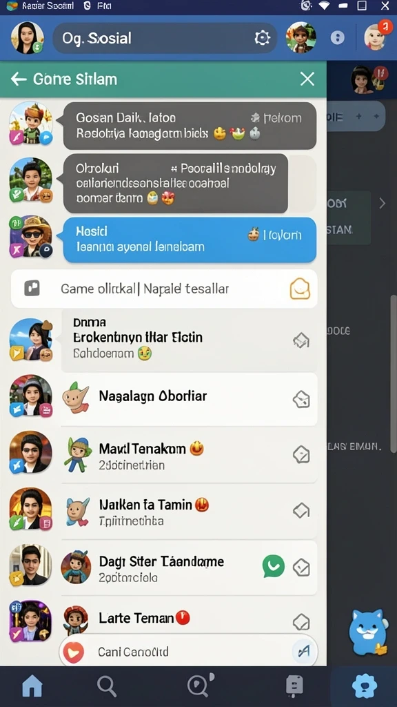 Tampilan awal permainan yang menarik.