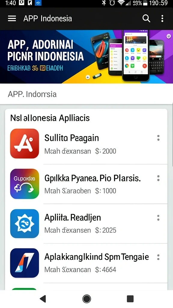 Tampilan antarmuka yang ramah pengguna.