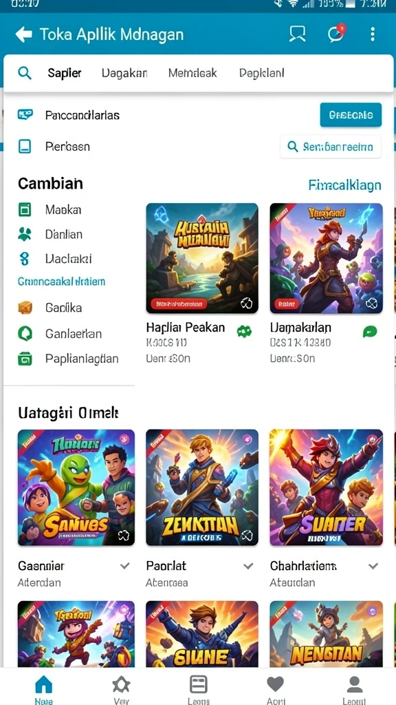 Fitur kostumisasi karakter yang menarik untuk eksplorasi.