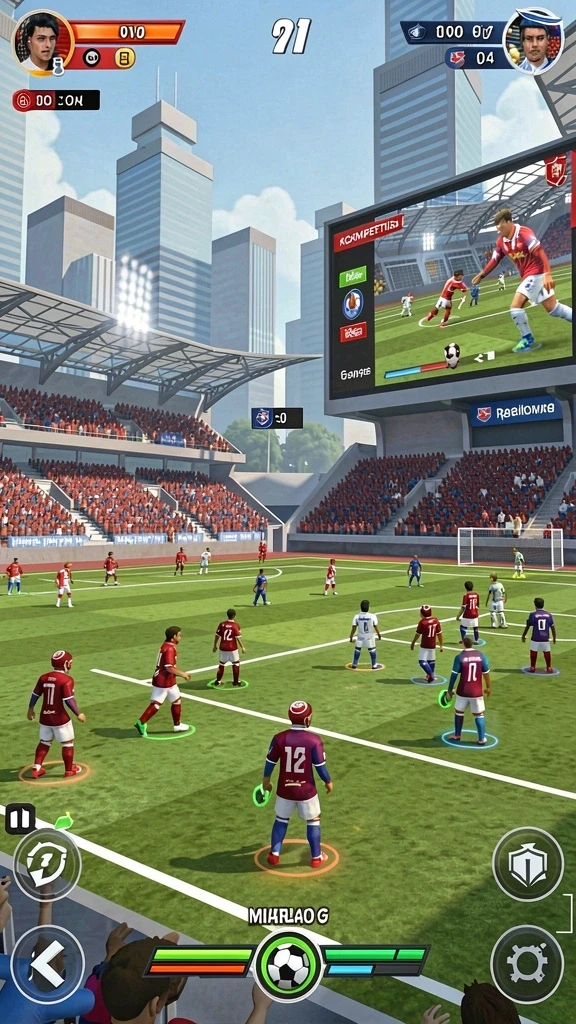 Fitur multiplayer untuk bermain bersama teman.