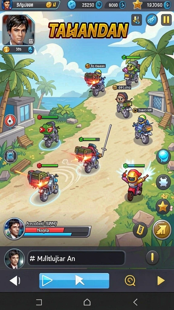 Tampilan awal yang menarik dan mudah dinavigasi.
