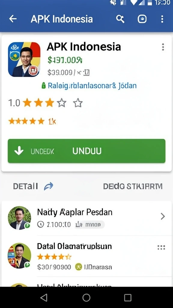 Tampilan antarmuka yang user-friendly.