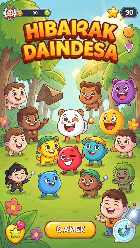 Fitur multiplayer yang memungkinkan bermain bersama teman.