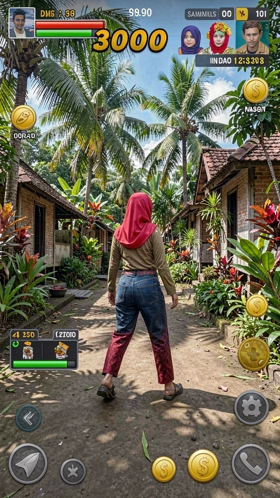 Momen seru saat menyelesaikan misi.