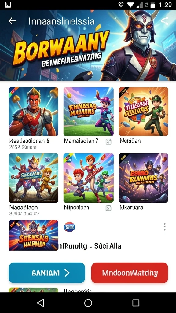 Screenshot kedua menggambarkan fitur permainan yang interaktif dan menyenangkan.