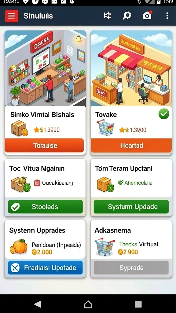 Tampilan antarmuka utama KAKRP yang menarik.