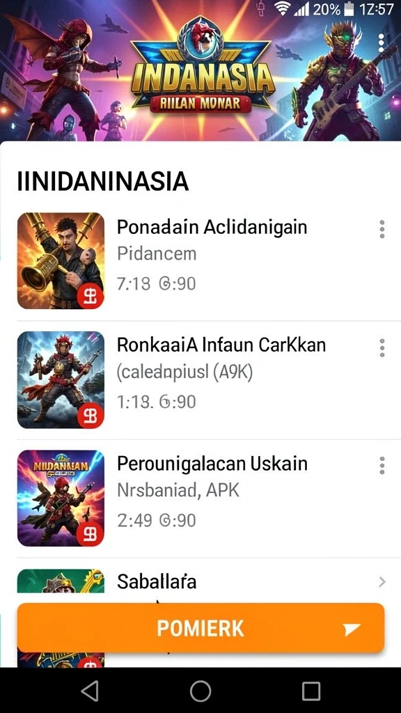 Karakter yang dapat dipilih sesuai dengan keinginan.