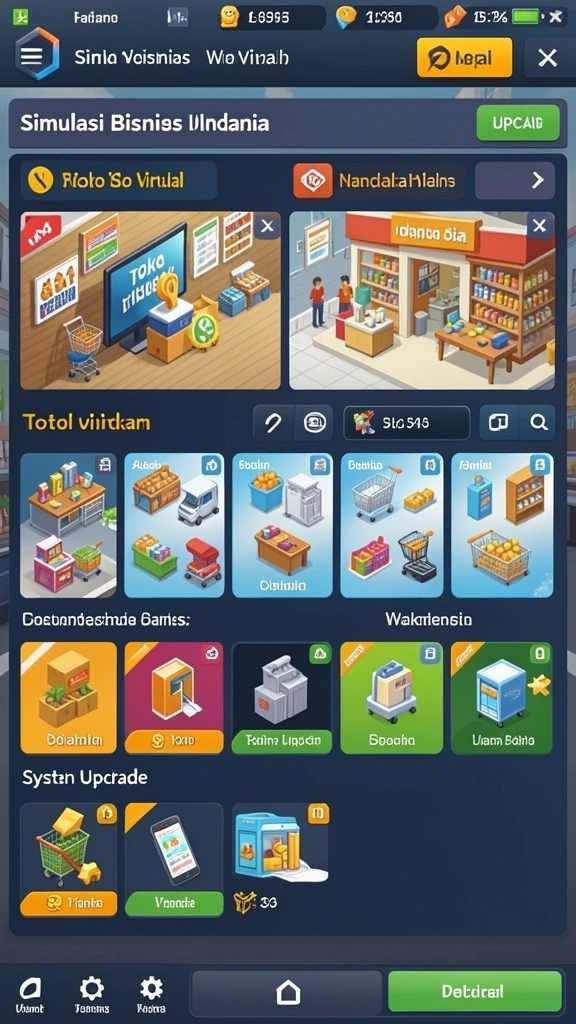 Beragam pilihan permainan yang seru.