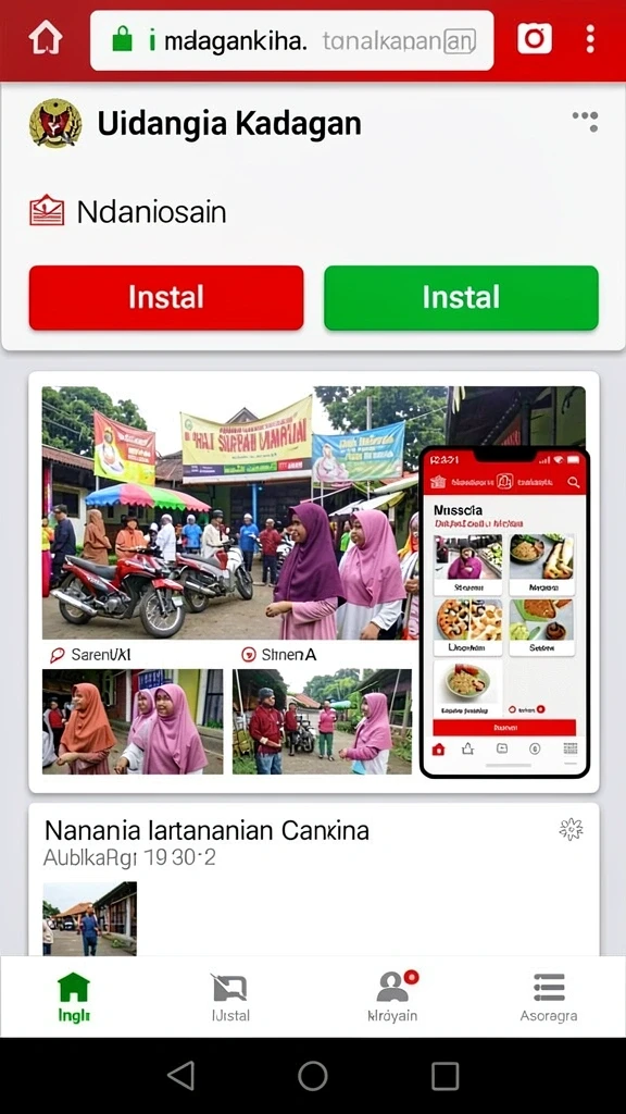 Pengguna dapat berinteraksi dalam komunitas game.