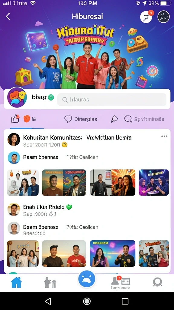 Fitur interaksi dengan pemain lain yang seru.