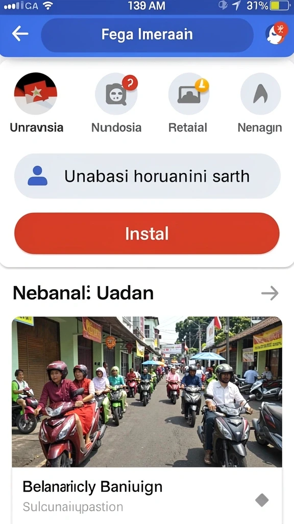 Fitur pencarian cepat untuk menemukan tayangan favorit.
