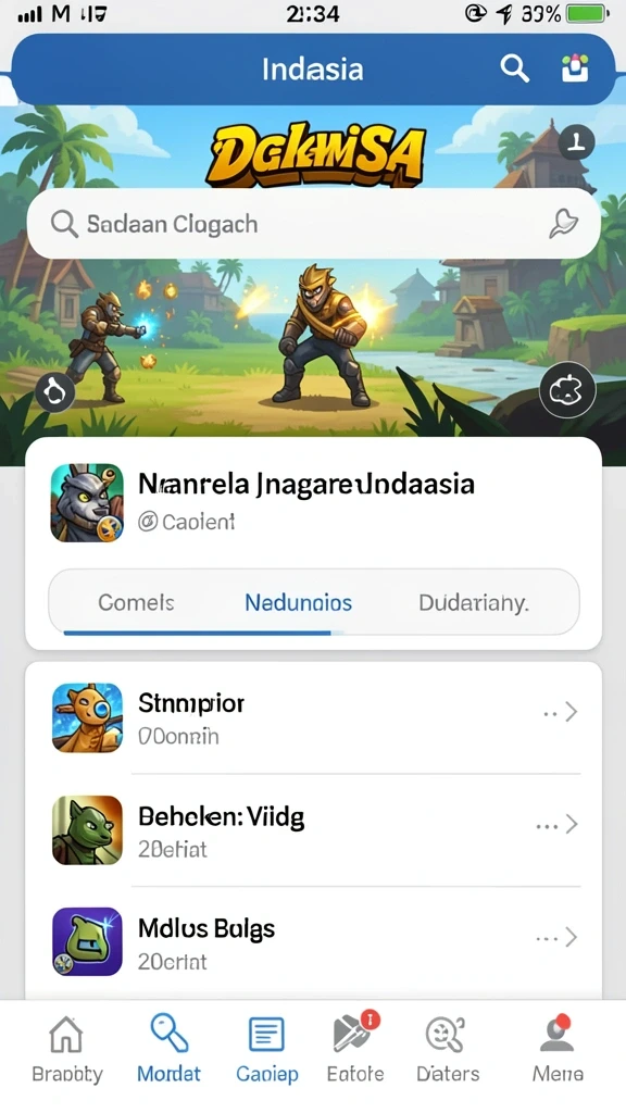 Visual karakter yang menarik dan beragam pilihan.