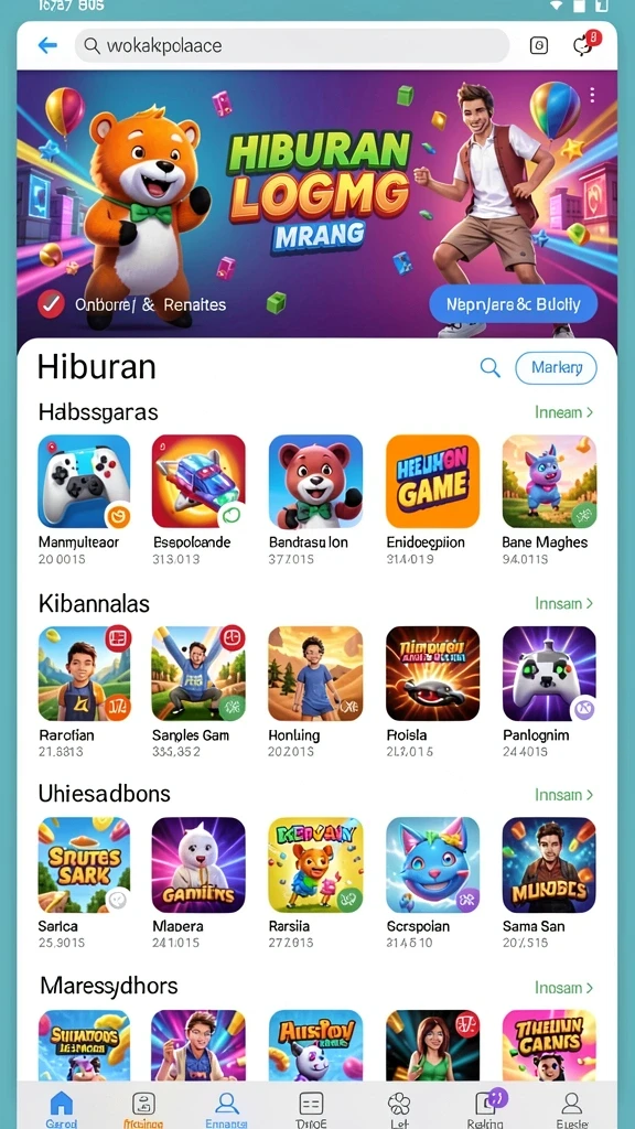 Tampilan antarmuka yang menarik dan mudah digunakan.