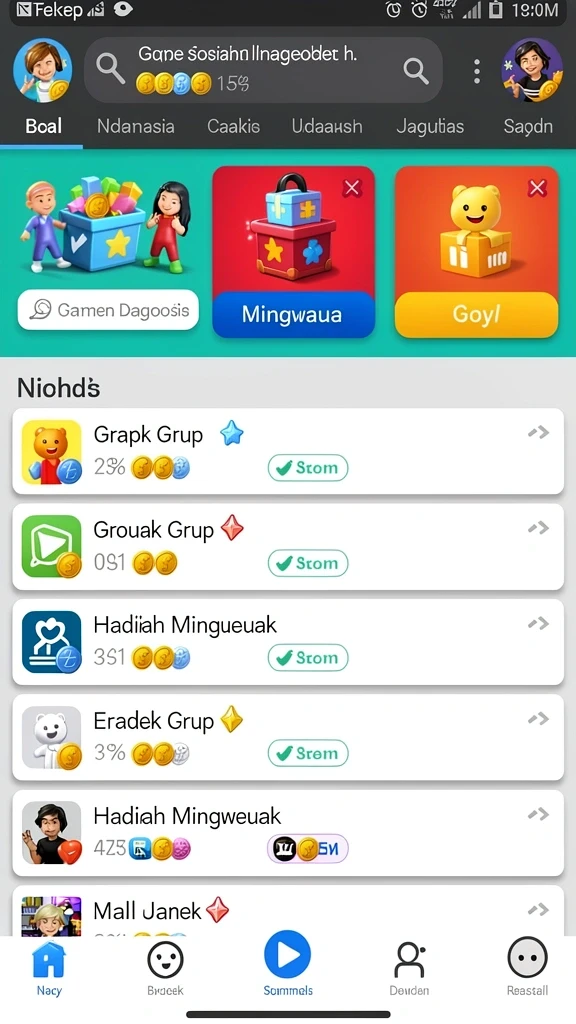 Komunitas aktif yang mendukung pengalaman bermain.