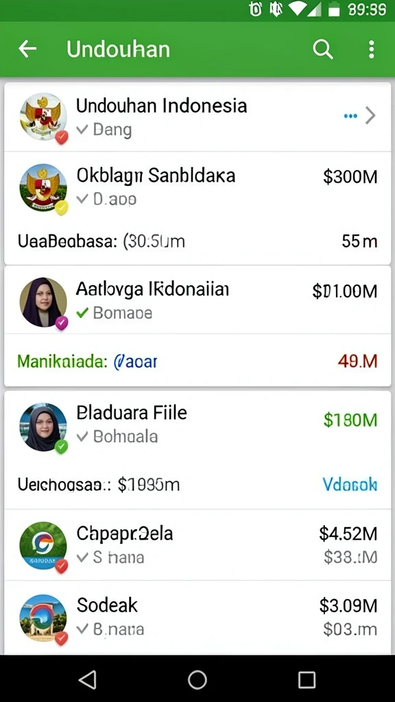 Tampilan antarmuka yang intuitif dan menarik.