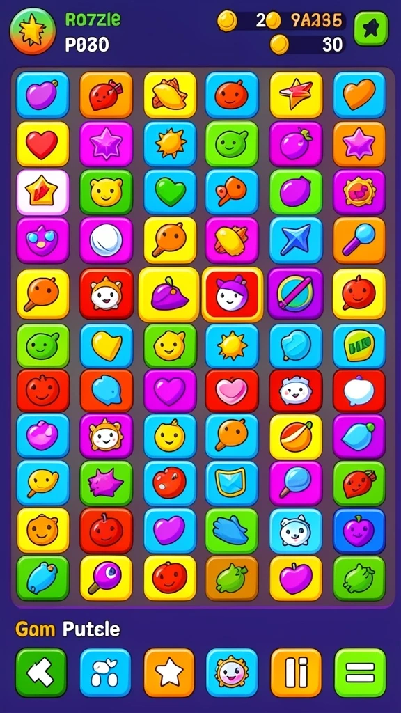 Screenshot menampilkan level baru yang menantang.