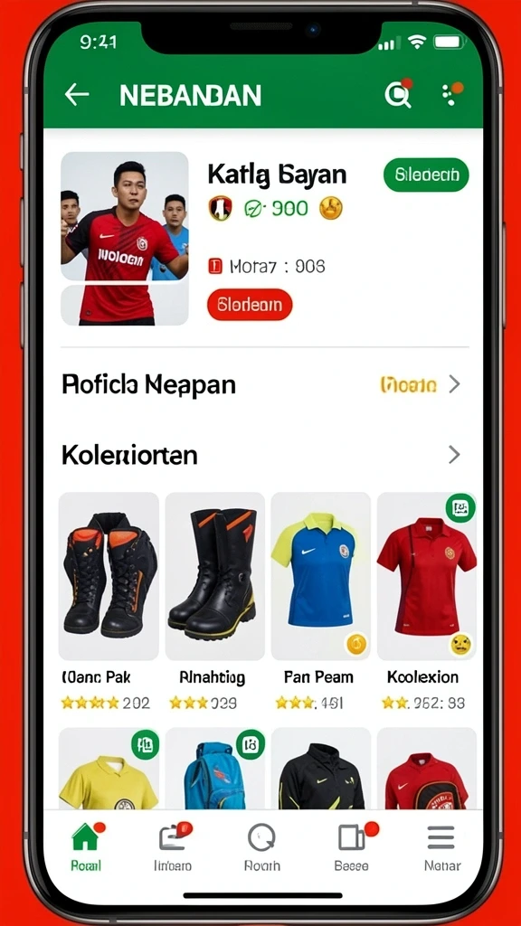 Live chat untuk berinteraksi dengan pemain lain.