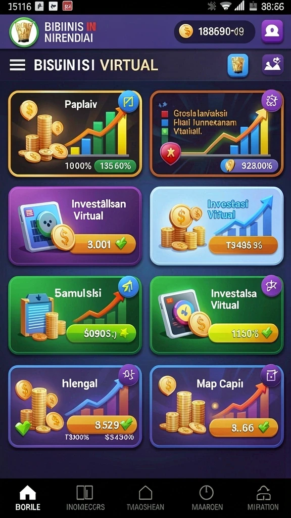 Fitur permainan yang interaktif dan seru.