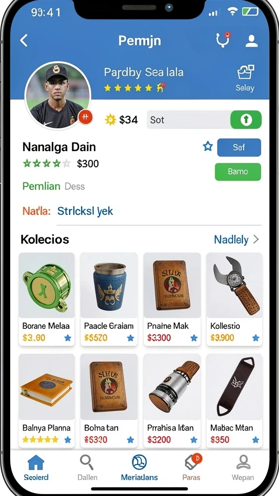 Dunia permainan yang penuh warna dan detail.