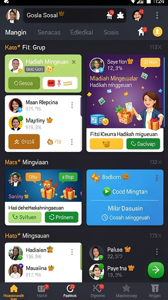 Antarmuka pengguna yang mudah dinavigasi.