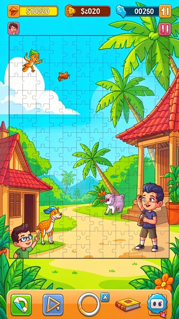 Tangkapan layar menunjukkan berbagai tema slot yang tersedia.
