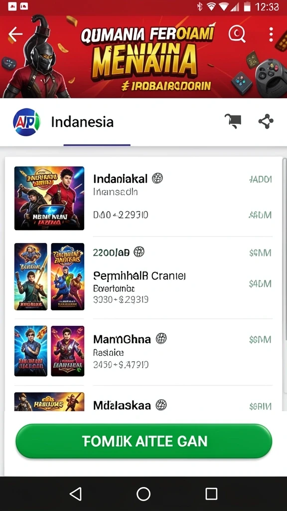 Peta dunia yang luas untuk dijelajahi.