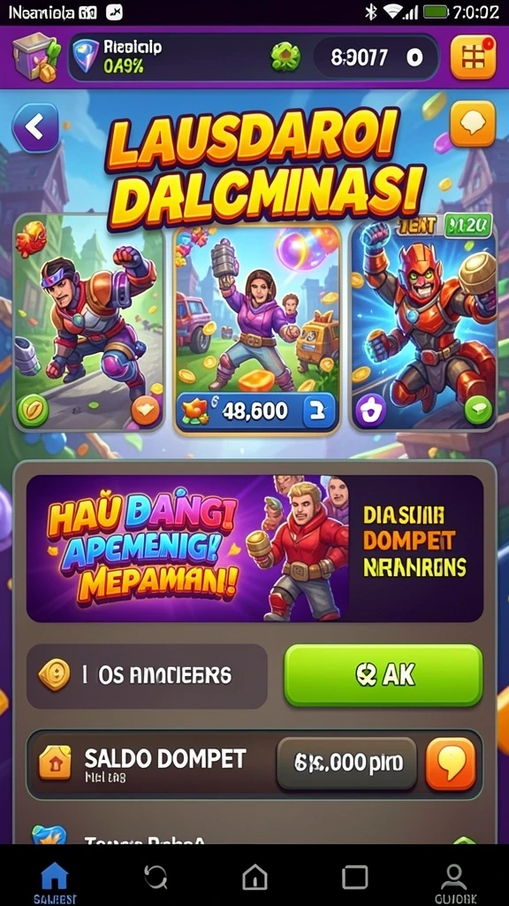 Momen seru saat berkompetisi dengan teman-teman.
