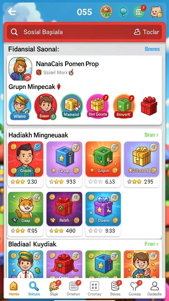 Beragam mode permainan yang seru untuk dipilih.