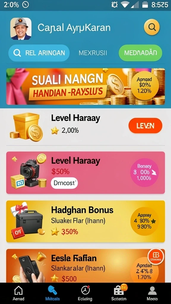 Gameplay seru yang menguji strategi pemain.