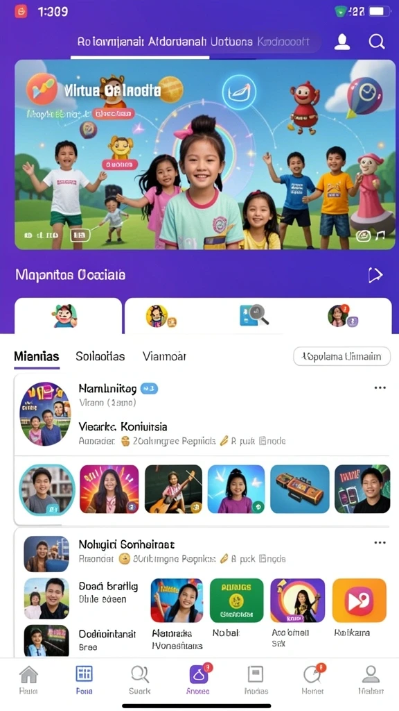 Tampilan antarmuka yang modern dan menarik.