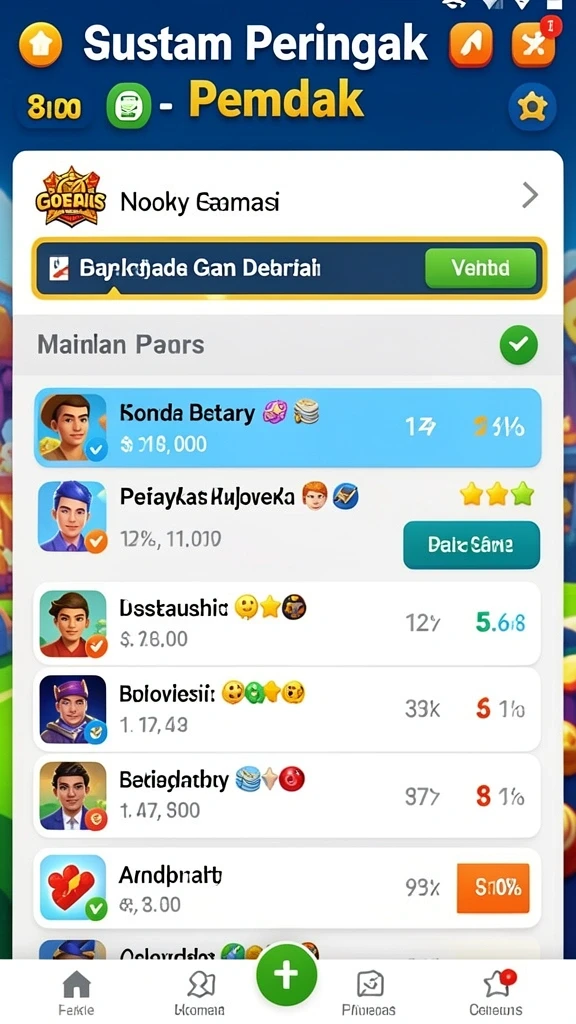 Screenshot menunjukkan karakter kustomisasi unik yang saya pilih.